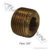 Countersunk Hex Head Plug 3/8NPT