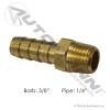 Hose Fittings 3/8in Barb X 1/4in Pipe