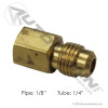Connector F 1/8in Pipe X M 1/4in SAE