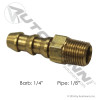 Push-On Fitting 1/4in Hose X 1/8in Pipe