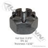 Castellated Nut 3/8in