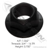 Flanged Lock Nut St 3/4in-16 GR C