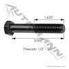 Cap Screw 1/2in-20 X 3in GR8