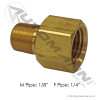 Adapter 1/8NPT Male x 1/4NPT Female