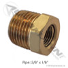Bushing 3/8NPT x 1/8NPT