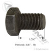 Cap Screw 5/8in-18 X 1in GR5