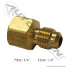 Connector F 1/4in Pipe X M 1/4in SAE