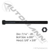 Center Bolt 7/16in X 6in