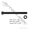FT Center Bolt 7/16in X 5in with nut