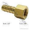 Hose Fitting 3/8in Barb x 1/4in F NPT