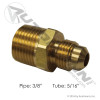 Male Connector 5/16in SAE X 3/8in Pipe