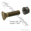 Brass Brake Lining Bolt 3/8in X 1-1/2in