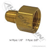Adapter 1/8NPT Male x 3/8NPT Female
