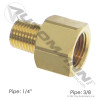 Adapter 1/4NPT Male x 3/8NPT Female