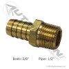Hose Fittings 5/8in Barb X 1/2in Pipe