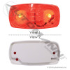 Marker Light 2in X 4in Bullseye Red