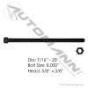 FT Center Bolt 7/16in X 8in with nut