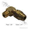 Male Elbow Copper 1/4IN x 1/8NPT