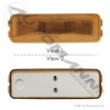 Marker Light 1-1/4in X 4in Amber