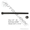 Center Bolt 1/2in X 8in