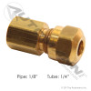 Female Connector DOT 1/4IN x 1/8NPT