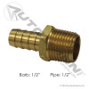 Hose Fittings 1/2in Barb X 1/2in Pipe