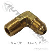 Male Elbow 3/16in SAE X 1/8in Pipe