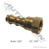 Push-On Fitting 3/8in JIC F X 3/8in Hose