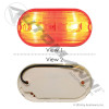 Marker Light 4in Oval Red