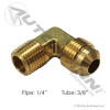 Male Elbow 3/8in SAE X 1/4in Pipe