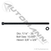 FT Center Bolt 7/16in X 10in with nut