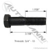 Shock Bolt 3/4 -10 X 3-1/4 GR5 HEN/TUR