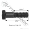 Cap Screw 3/4in X 3in GR5