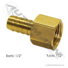 Hose Fitting 1/2in Barb x 1/2in F NPT