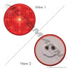 Marker Light Reflex LED 2-1/2in Red