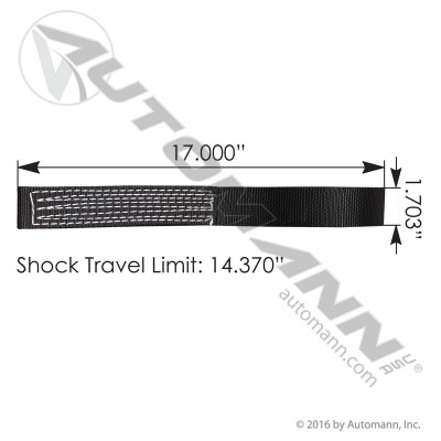 Shock Strap 14.37in Hendrickson