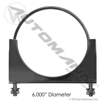 Flat U-Bolt Saddle Clamp 6in S.Steel