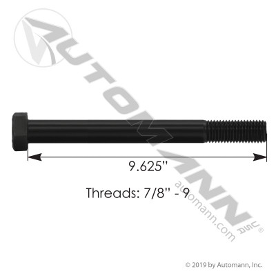 Cap Screw 7/8-9in X 9-5/8in GR8