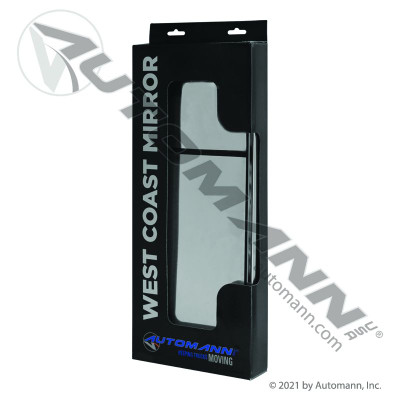 WC Mirror Head W Convex End Light 7 X 16