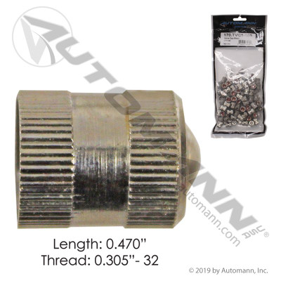 Valve Cap Metal 100pcs