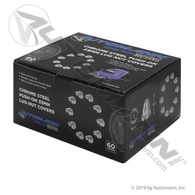 Chrome Steel Push On 33MM 60BX