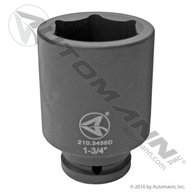 Impact Socket-1-3/4in-6 PT Deep
