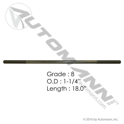 1.250in X 18in GR8 Threaded Rod