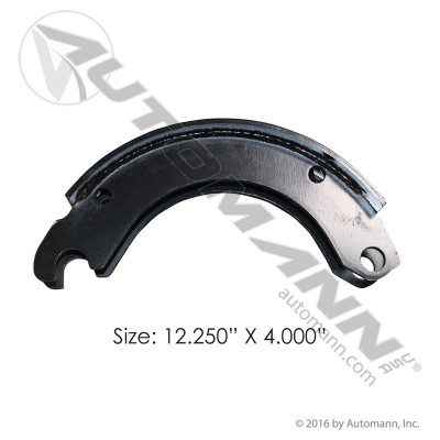 Unlined Brake Shoe 12.250in X 4.00in