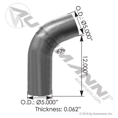 Exhaust Elbow ALZ Peterbilt