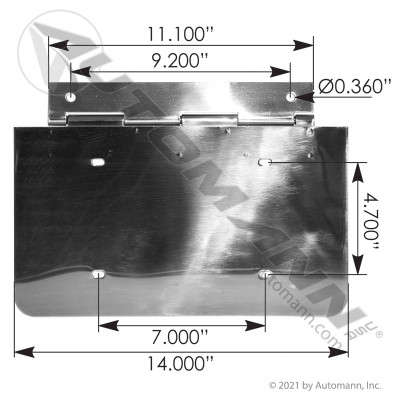 License Plate Holder Single SS