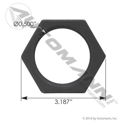 Beam Hanger Tube Nut Hendrickson