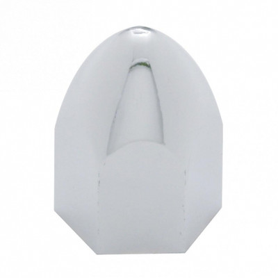 11/16" X 1-5/16" Chrome Plastic Bullet Nut Cover - Push-On