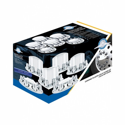 Chrome Dome Axle Cover Combo Kit With 33mm Standard Nut Cover & Nut Cover Tool