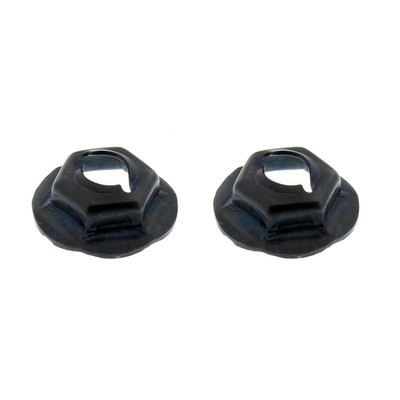 Chrome Die Cast Skull Emblem - Blue